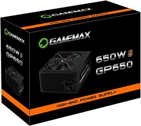 GAMEMAX Fonte Gamer GP650 80 Plus Bronze PFC Ativo Preta 650W, PRETO - Image 3